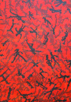 "Vielseitigkeit der Menschen II" Acryl mit Struktur auf Leinwand, 80x60 cm