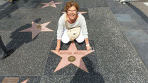 Dans Hollywood Bd, sur le "Walk of Fame"