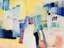 193  //  "Die wunderbare Stadt"  //  1999  //  Aquarell  //  50x60cm