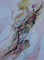 380  //  "Linie I"  //  2009  //  Aquarell  //  70x50cm