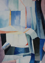 175  //  "Meditation II"  //  1996  //  Aquarell  //  70x50cm