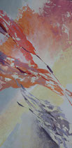 420  //  "Leichtigkeit"  //  2011  //  Acryl  //  140x70cm