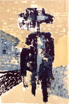 33  //  "Ein Mensch"  //  2-Farb-Lithografie  //  70x50cm