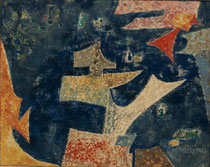 114  //  "Balance"  //  1961  //  Öl auf Jute  //  40x50cm