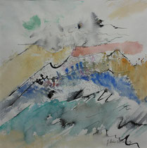 401  //  "Ohne Titel"  //  2010 //  Aquarell  //  40x40cm