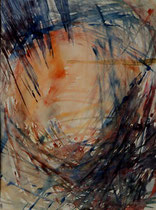 81  //  "Vollendung des Kreises"  //  1994  //  Aquarell  //  95x75cm