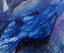 220  //  "Blau bricht auf" oder "Aufbruch nach Nord-Ost"  //  2000  //  50x60cm