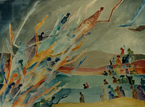 94  //  "Ereignis"  //  1988  //  Aquarell  //  75x95cm