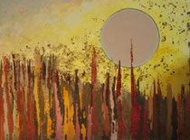 369  //  "Hommage an Max Ernst I"  //  2007  //  Acryl  //  60x80cm