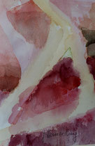 247  //  "Tabarka II" (rot)  //  1995  //  Aquarell  //  70x50cm