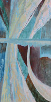 425  //  "Blau"  //  Acryl  //  140x70cm