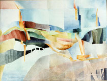 103  //  "Meditation II"  //  1994  //  Aquarell  //  50x70cm