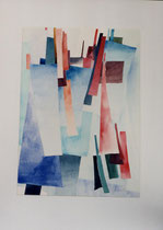 191  //  "Meditation VII"  //  1999  //  Aquarell  //  70x50cm