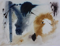 446  //  "Rausch I"  //  2014  //  Aquarell  //  50x70cm