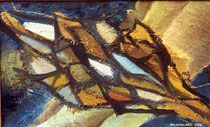 11  //  "Herbstliches"  //  1964  //  Öl auf Jute  //  65,5x40cm