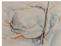 77  //  "Blau"  //  1992  //  Aquarell  //  50x70cm