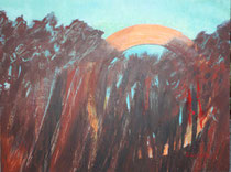 371  //  "Hommage an Max Ernst  III"  //  2007  //  Acryl  //  60x80cm