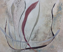 393  //  "Farbe weiß III" oder "Weiß verhalten"  //  2009  //  Acryl/ Struktur  //  50x60cm