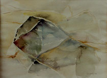 62  //  "Besinnung am Taubergießen"  //  1991  //  Aquarell  //  50x70cm