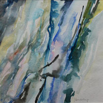 412  //  "Befreit"  //  2010  //  Aquarell  //  40x40cm