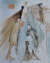349  //  "Zusammen mit Elan"  //  2005  //  Acryl auf Baumwolle  //  100x80cm