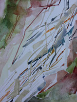 382  //  "Linie III"  //  2009  //  Aquarell  //  70x50cm