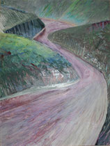 439  //  "Rhein" oder "Der große Fluß"  //  2013  //  Acryl  // 80x60cm