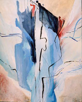 357  //  "Zusammen mit Elan II"  //  2005  //  Acryl  //  100x80cm