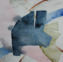 400  //  "Bindet Schwarz ein"  //  2010  //  Aquarell  //  40x40cm