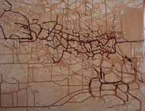 453  //  "Haut 3"  //  2014  //  Acryl  //  70x90cm