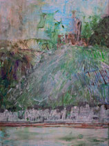 440  //  "Burg am Rhein"  //  2013  //  Acryl  //  80x60cm