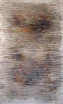 Niebla, 2002, técnica mixta sobre lienzo, 146x89 cm