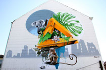Ein Mural von Fish