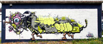 One Truth, Brüderpaar aus der Schweiz, haben das Mural am 28.07.2016 fertiggestellt
