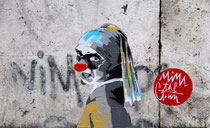 Paste Up von Mimi the Clown in Trastevere