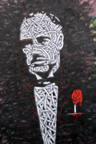 Otto Schade im Hof Haus Schwarzenberg