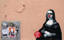 Paste Up von Mimi the Clown in Trastevere