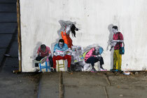Kleines Paste Up von Pablo Delgado