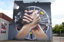 Das fertige Mural von Super A
