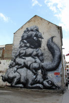 Mural von ROA, Belgien