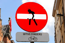 Sticker von Clet Abraham