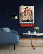MISS MOBILOIL   Peinture acrylique, collage papier & technique mixte sur support bois 105 cm x 73 cm x 15 cm  2024