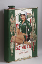 MISS CASTROL XXL  Peinture acrylique, collage papier & technique mixte sur support bois 105 cm x 73 cm x 15 cm  2025