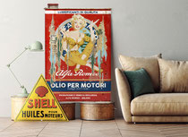 MISS ALFA ROMEO  Collage papier & technique mixte sur support bois 105 cm x 73 cm  2022