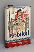 MISS MOBILOIL   Peinture acrylique, collage papier & technique mixte sur support bois 105 cm x 73 cm x 15 cm  2024