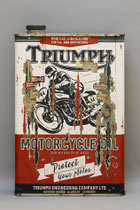  TRIUMPH OIL CAN Peinture acrylique, collage papier & technique mixte sur support bois 105 cm x 73 cm x 15 cm  2024