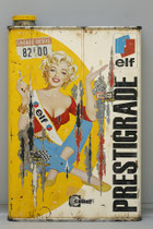 MISS ELF  Collage papier & technique mixte sur support bois 105 cm x 73 cm x 15 cm  2023