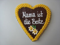 Lebkuchenherz Größe 15 x 17 cm | ca. 90 Gramm