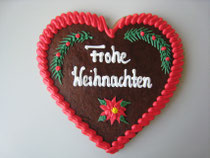 Lebkuchenherz 23 x 22 cm - Weihnachten