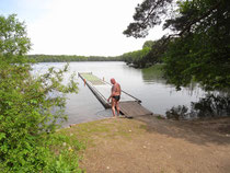 Dreetzsee, Einstieg Luzindiver/Campingplatz